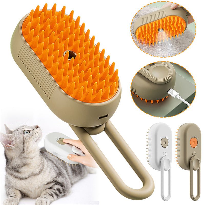 Pet Steam Brush For Massage